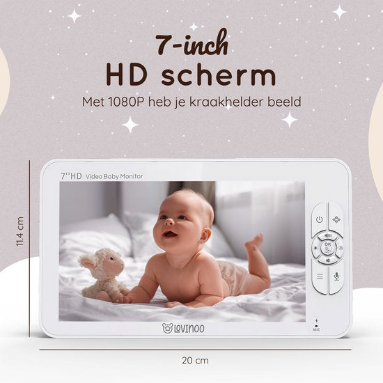Lovinoo babyfoon 7 inch