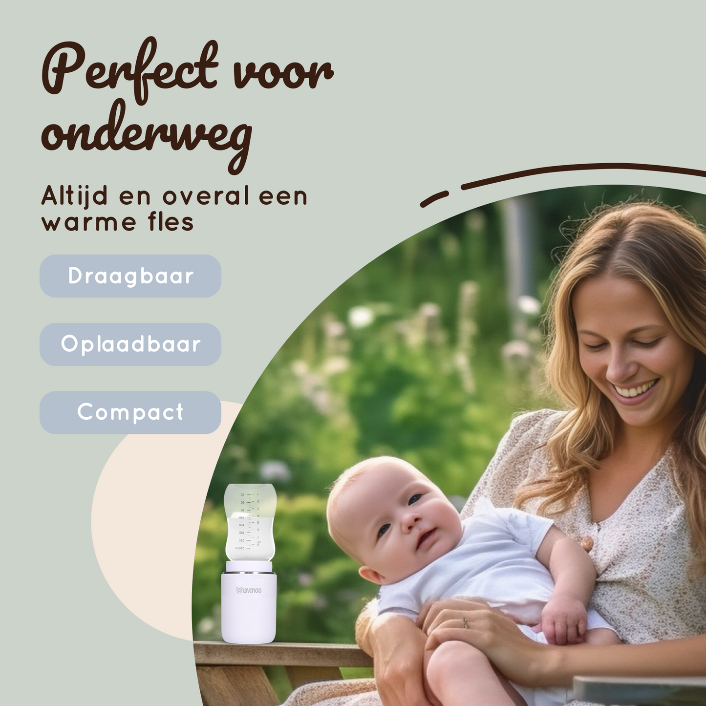 Lovinoo draagbare flessenwarmer
