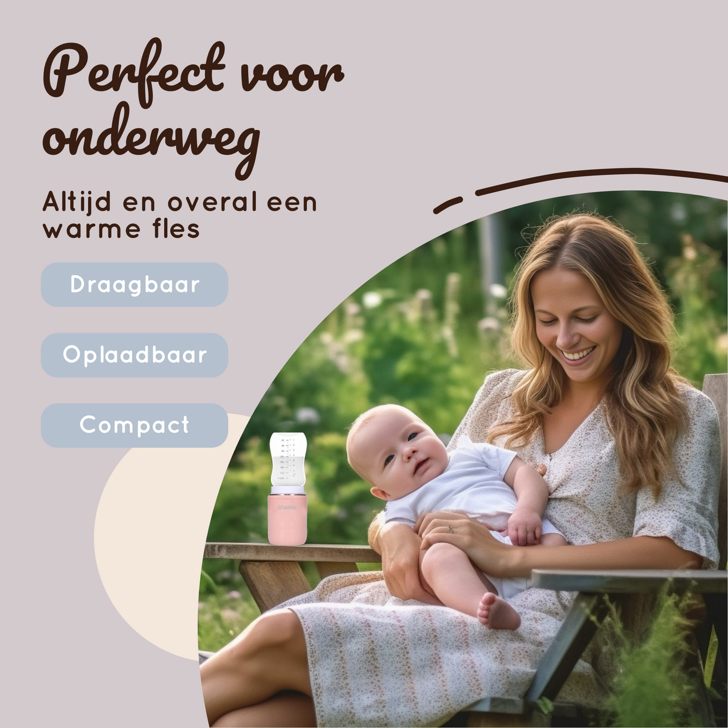 Lovinoo draagbare flessenwarmer