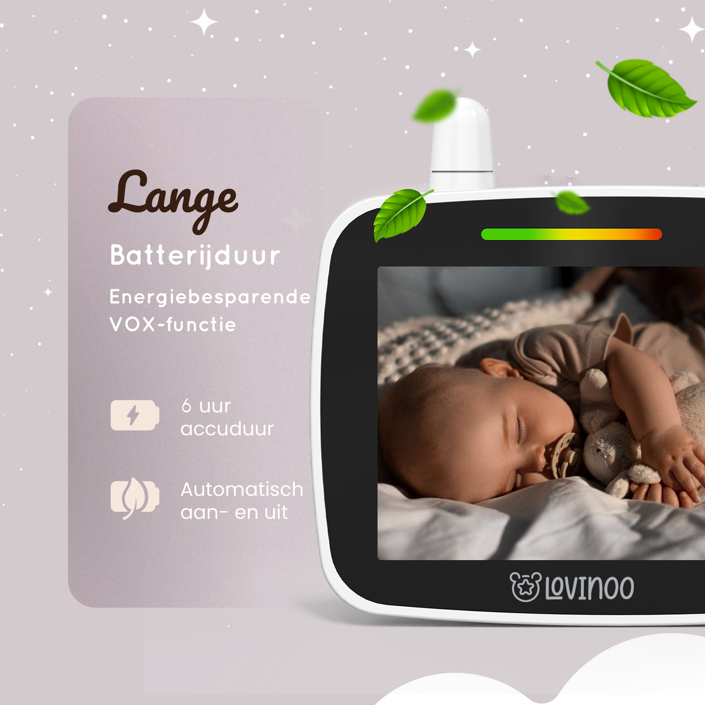 Lovinoo Babyfoon 3.5 inch