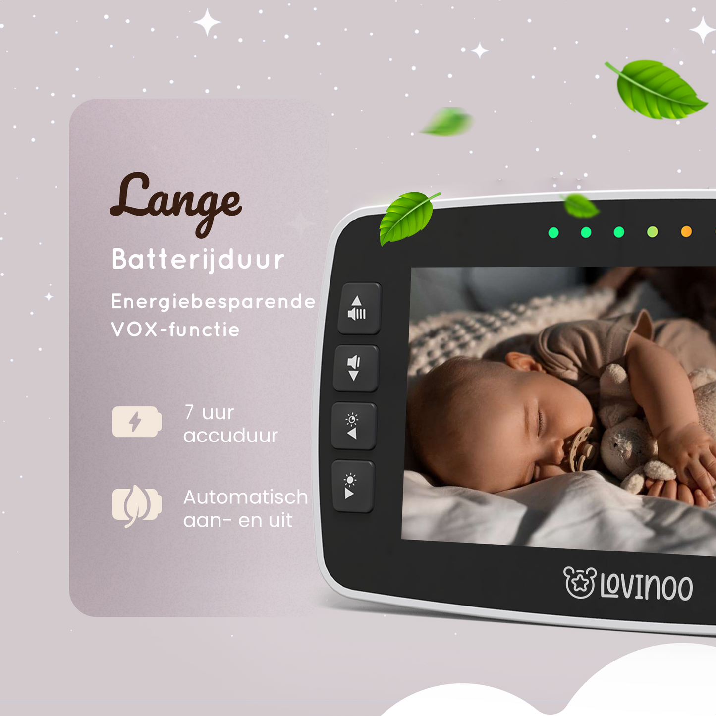 Lovinoo babyfoon 4.3 inch