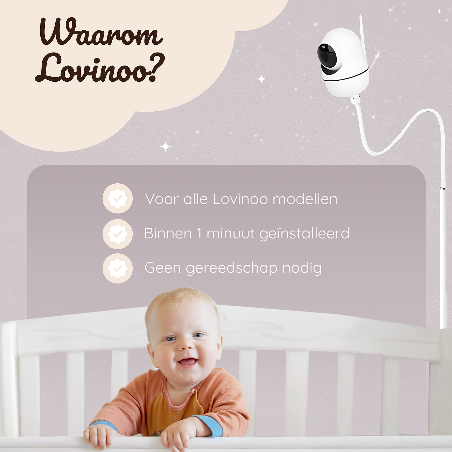 Lovinoo babyfoon standaard